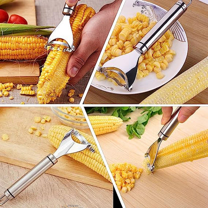 Stainless Steel Corn Planer Thresher ~ Effortless kernel removal in seconds