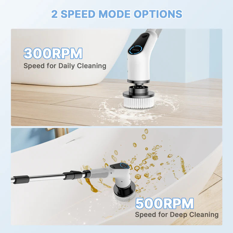 9-in-1 Electric Spin Scrubber ~ Effortless cleaning, spotless results in seconds