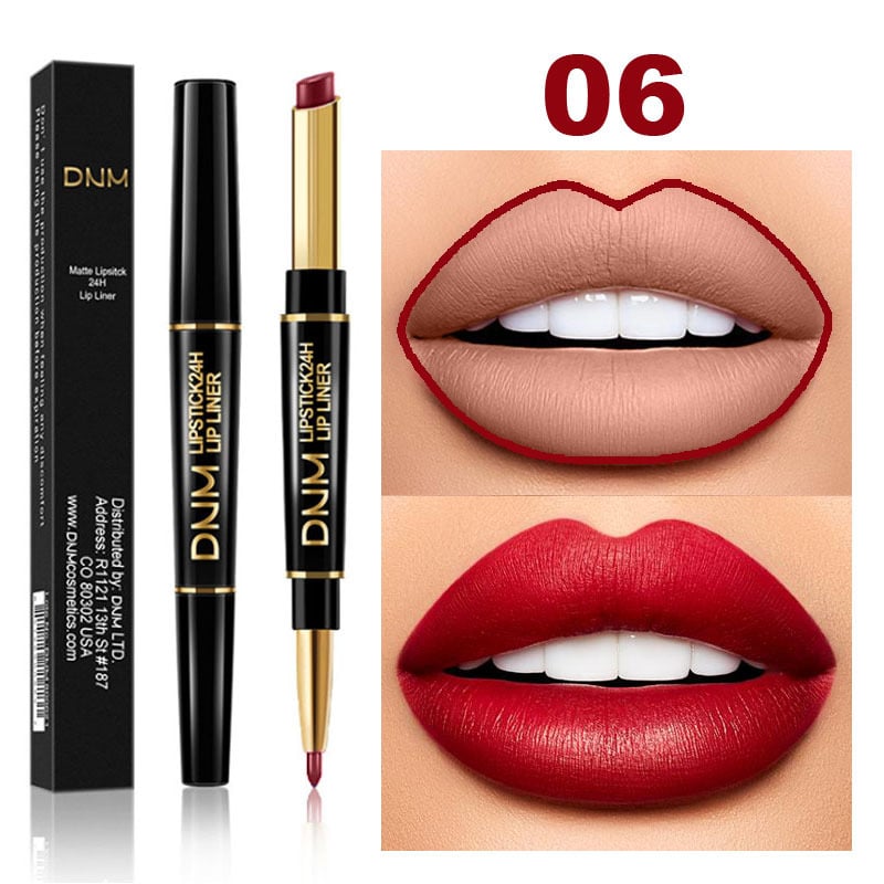 2-in-1 Lipstick & Liner ~ All-day color and definition in one simple step