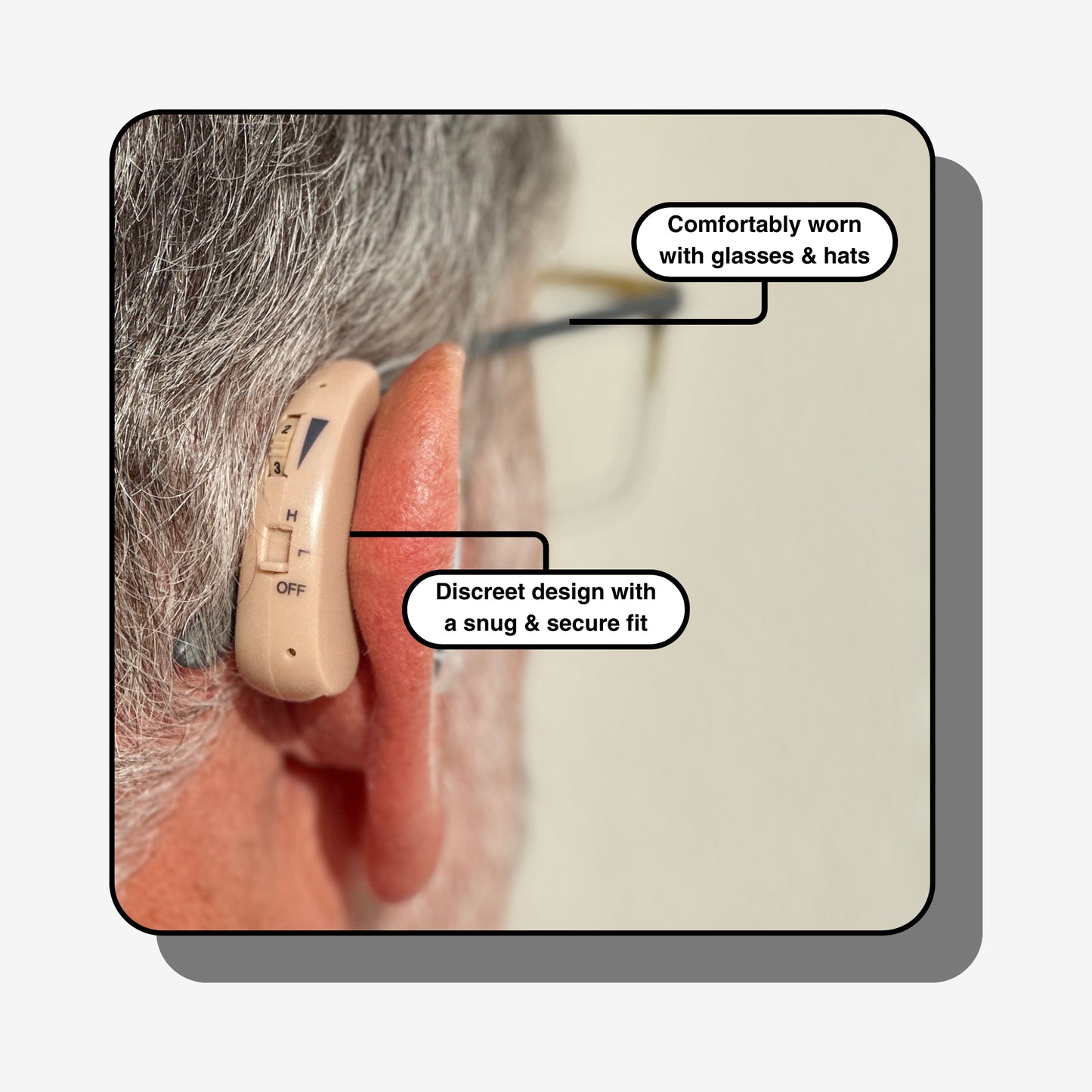 Hearing Aids ~ Clearer conversations and effortless hearing all day