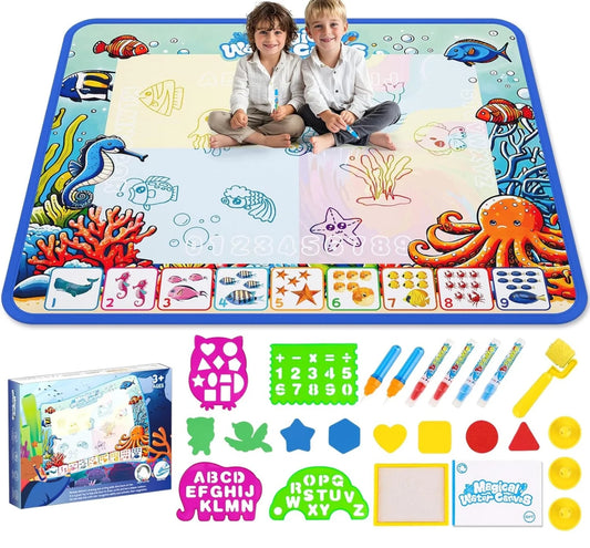 Water doodle mat ~ Vibrant Colors, Mess-Free Fun.