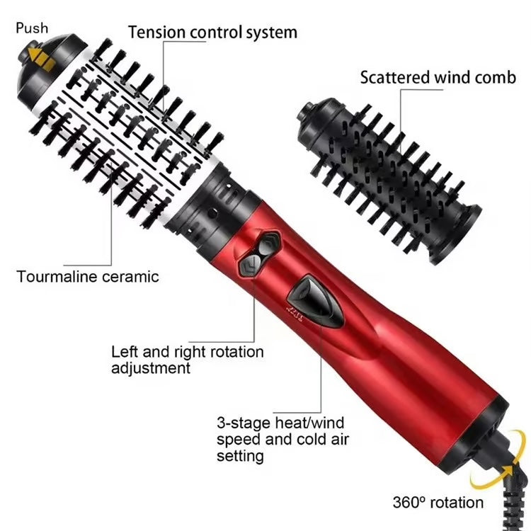 2-in-1 Hot Air Styler ~ Effortless curls and volume for salon-like hair at home.