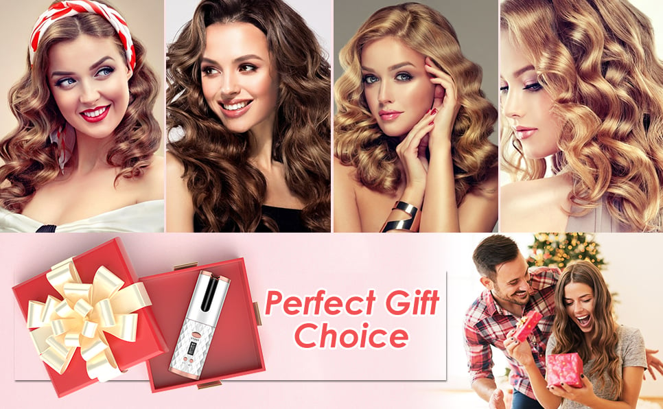 Cordless Automatic Hair Curler ~ Perfect curls in seconds, anytime, anywhere