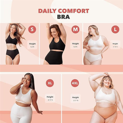 Comfort Wireless Shaper Bra ~ All-day support without the wires.