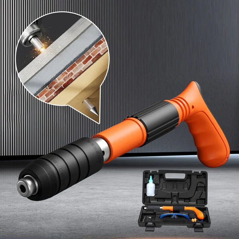 One-Piece Wind Nailer ~ Powerful nailing for any surface in seconds