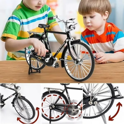 51 PCS DIY Retro Bicycle Model Ornament Kit ~ Create a timeless decor piece with ease