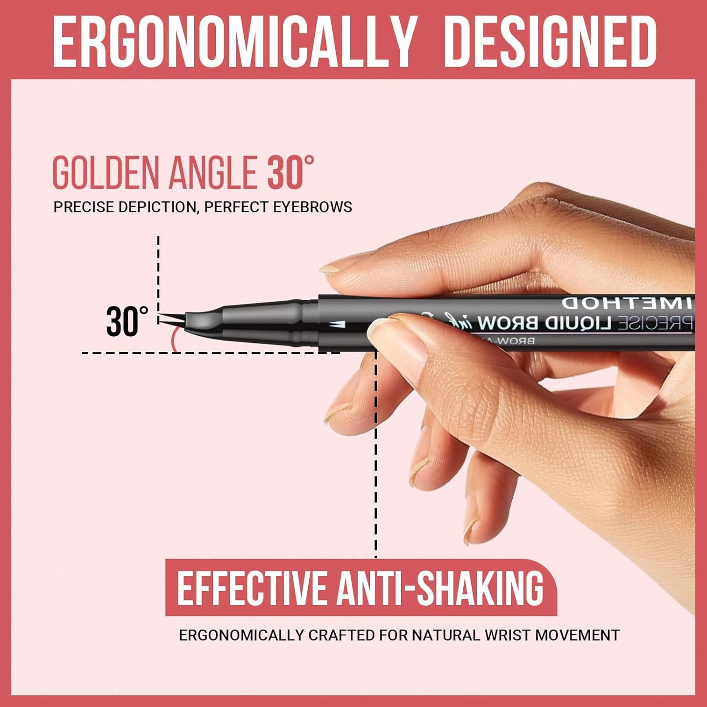 Curved Eyebrow Pen ~ Natural, fuller brows in seconds.