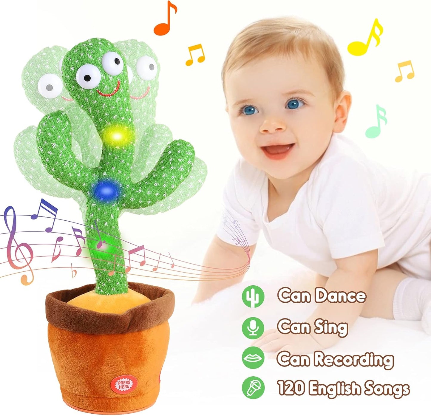 Dancing Cactus Toy ~ Bring Music, Laughter, and Mimicry to Life!