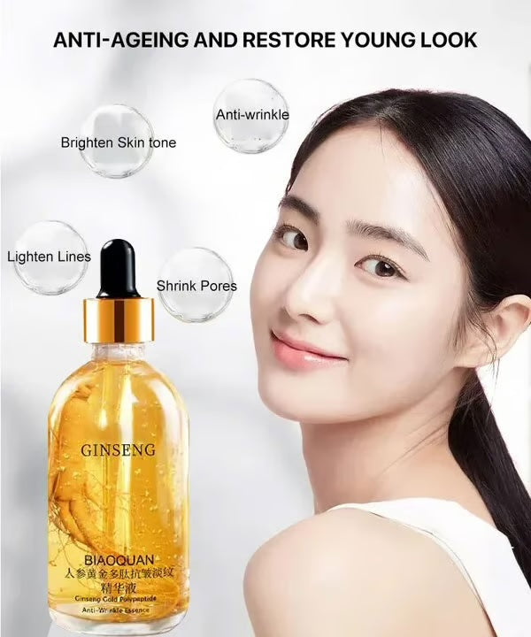 Ginseng Polypeptide Essence ~ Smooth fine lines and restore youthful glow