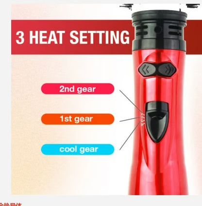 2-in-1 Hot Air Styler ~ Effortless curls and volume for salon-like hair at home.