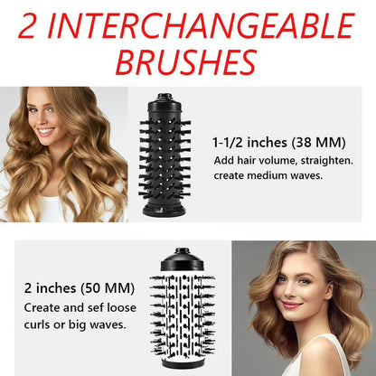 2-in-1 Hot Air Styler ~ Effortless curls and volume for salon-like hair at home.