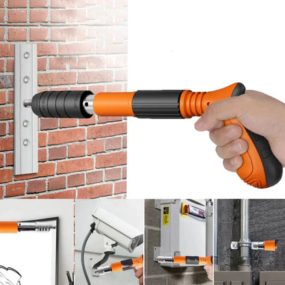 One-Piece Wind Nailer ~ Powerful nailing for any surface in seconds