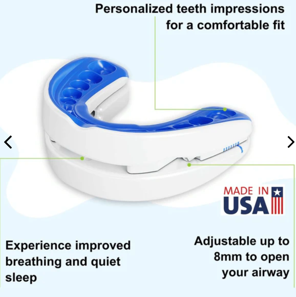 Anti-snoring mouthpiece  - Treat snoring and get restful sleep overnight