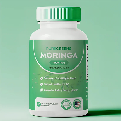 PureGreens - 100% Pure Organic Moringa Capsules