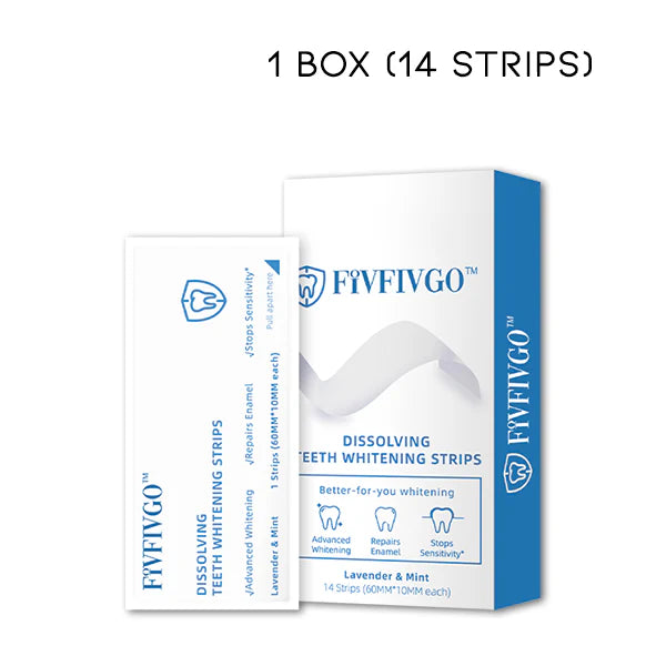 Dissolving Teeth whitening strips ~ Achieve a brighter smile in minutes, mess-free!