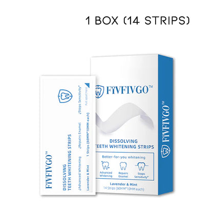 Dissolving Teeth whitening strips ~ Achieve a brighter smile in minutes, mess-free!